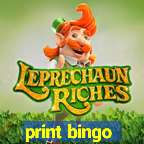 print bingo